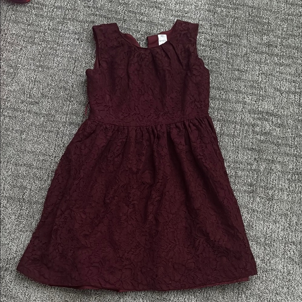 Carter's Red Sleeveless A-Line Dress for Weddings